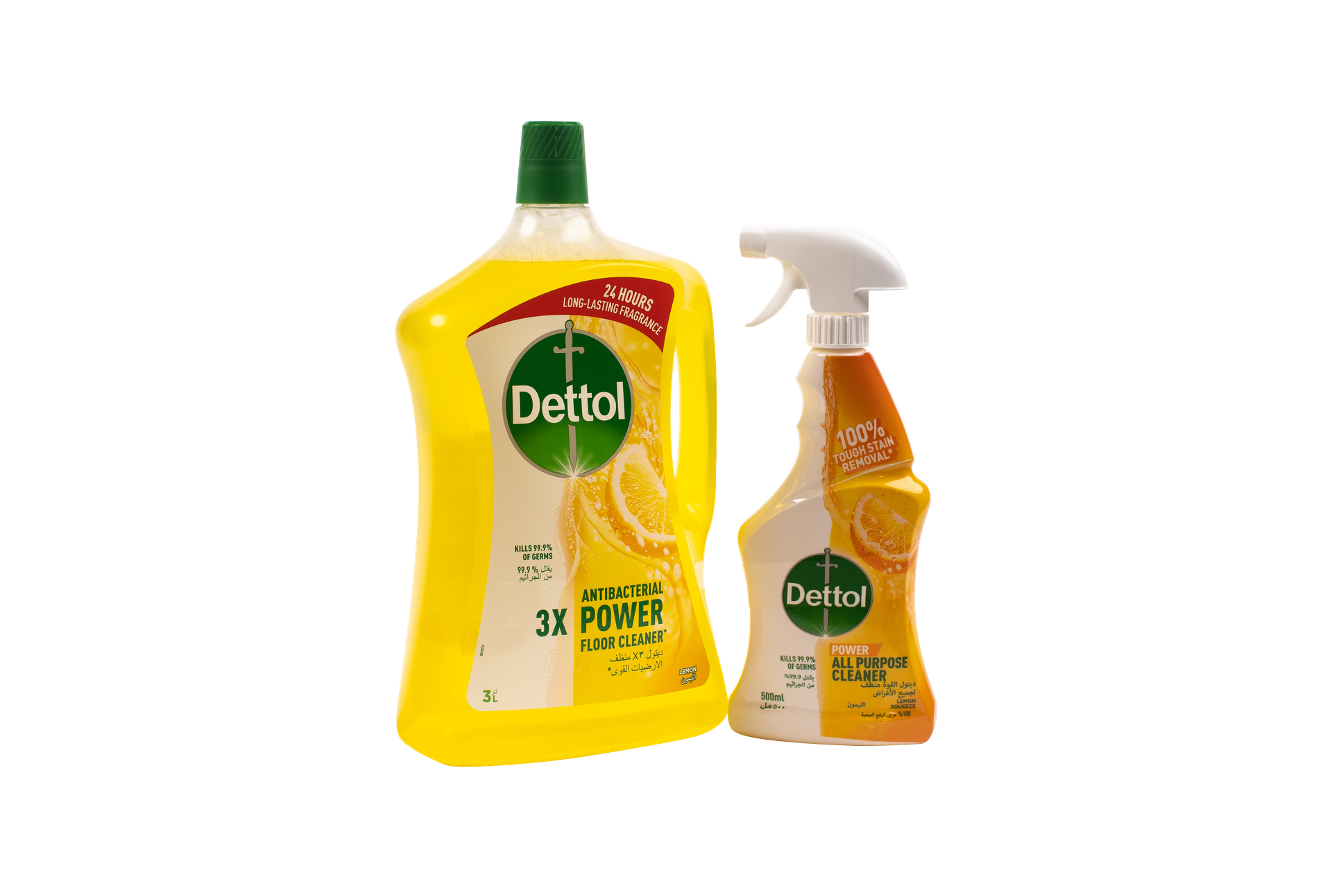Dettol Mac Lemon 3ltr+ 500ml All Purpose Cleanerfree